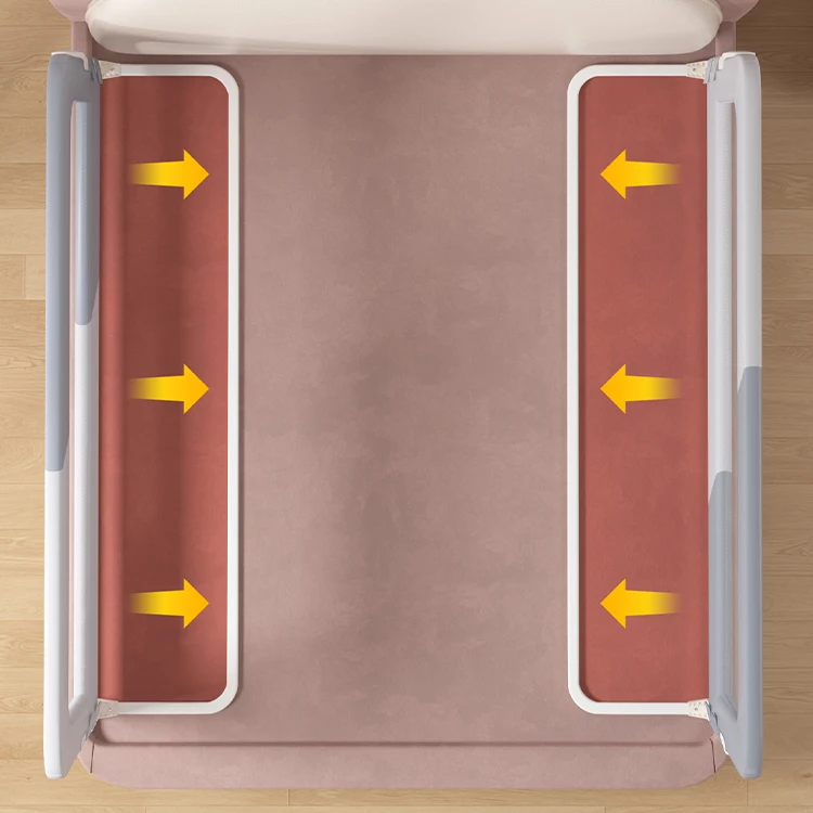 Factory Price Foldable Swing Baby Bed Guard Bumper Chinese Foldable Baby Bed Rails For Baby