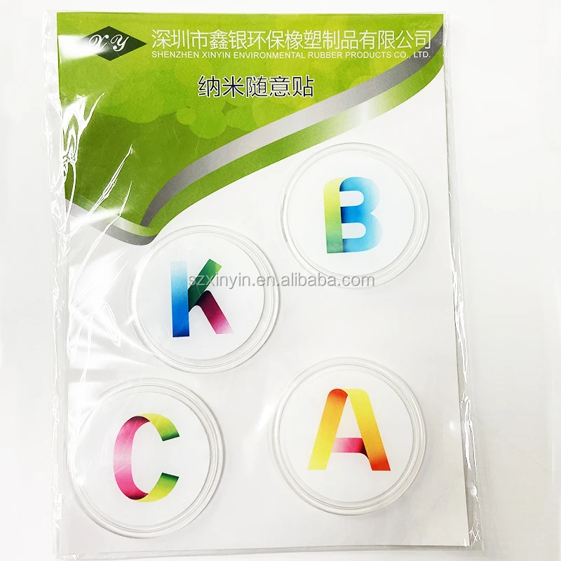 washable adhesive gel custom anti-slip pads reusable silicone sticky pads for car dashboard phone