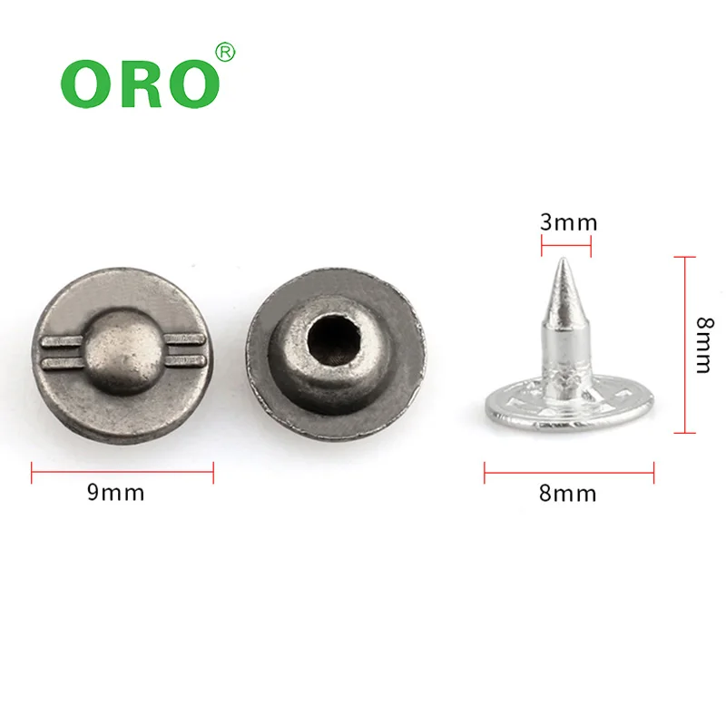 Factory Garment Accessories Custom Logo Decorative Metal Star Shape Rivet Single Head Rivets For Garment Rivet