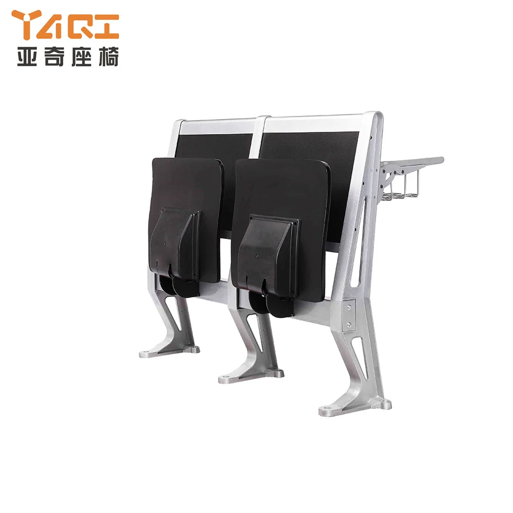 YAQI School Furniture Fixed Table And Chair College Lecture Hall Classroom Desk And Chair (YA-X015B)