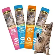 TOP sale  2024 high quality  Wimow cat snacks 40g  pouch bag  salmon/chicken/tuna   Pet  food  good for cat  urinary system