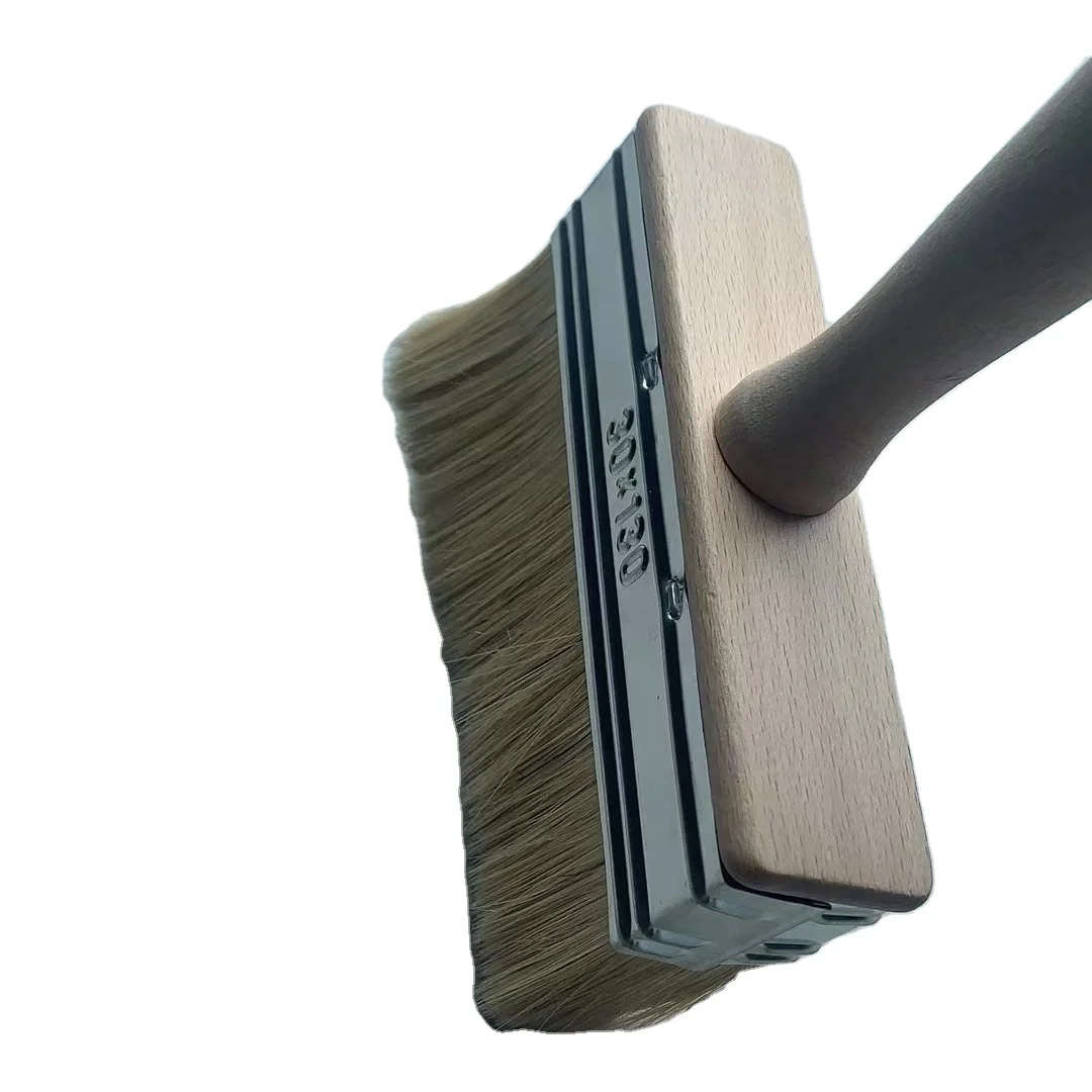 30*130 Deck Stain Brush Wood Handle Large Deck Brush Applicator for Wall Fence Floor Painting