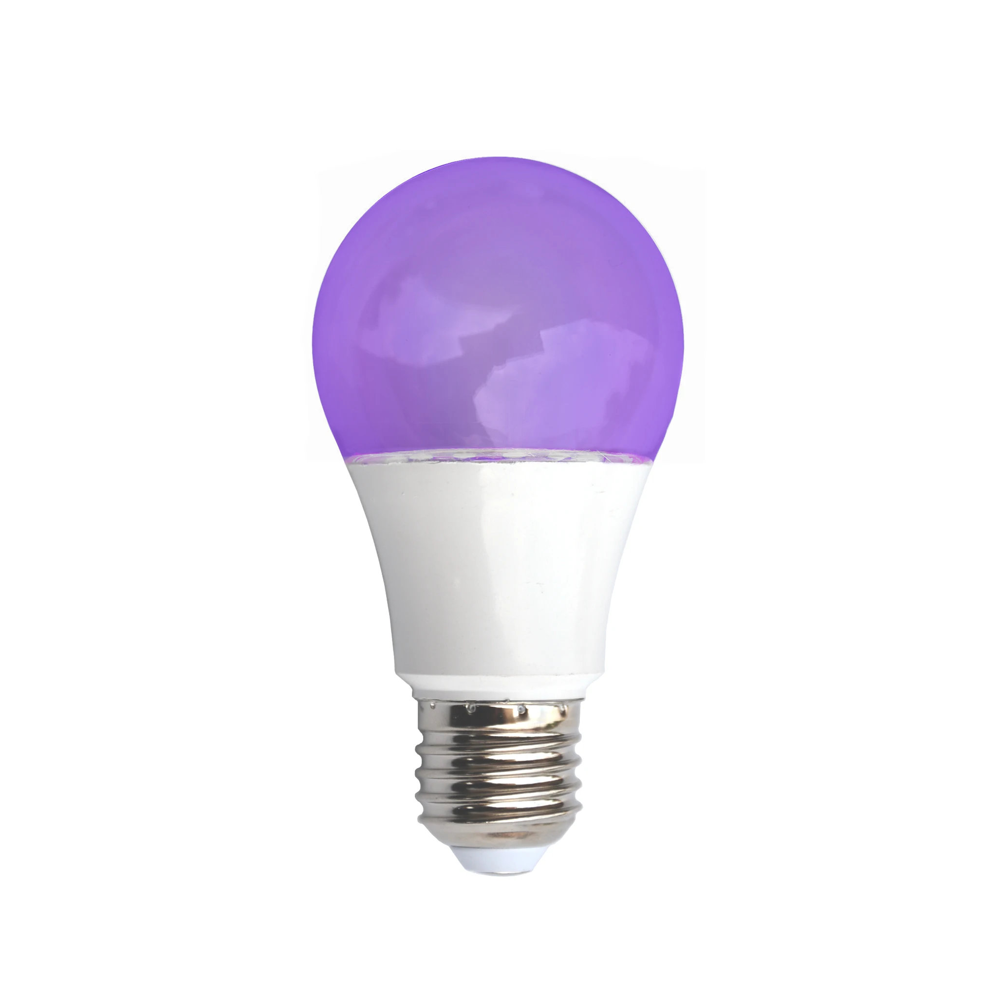 A19 White 9W UV LED Black Lights Bulb E27 UVA 385-400nm Glow in The Dark For Blacklight Party Fluorescent Poster