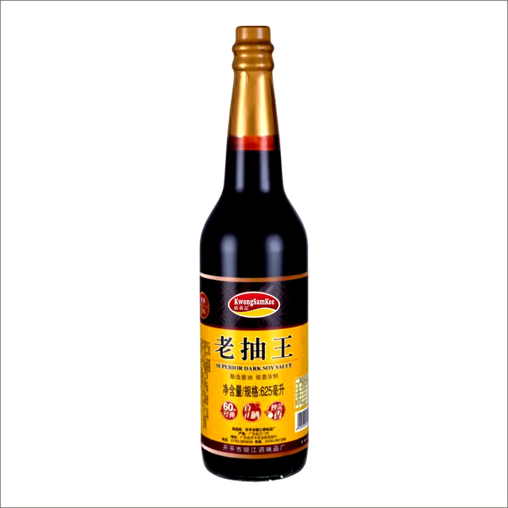 Superior chinese organic dark soy sauce
