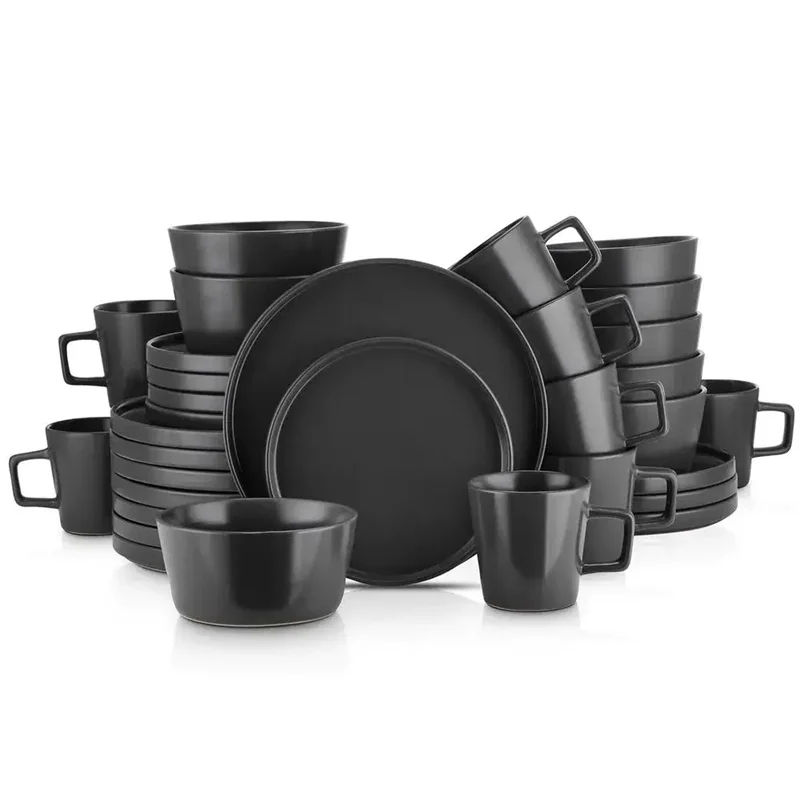Ceramic Dinnerware Set Luxury Design High Quality Factory Direct Affordable Durable For Home Dining Ceramic Tableware