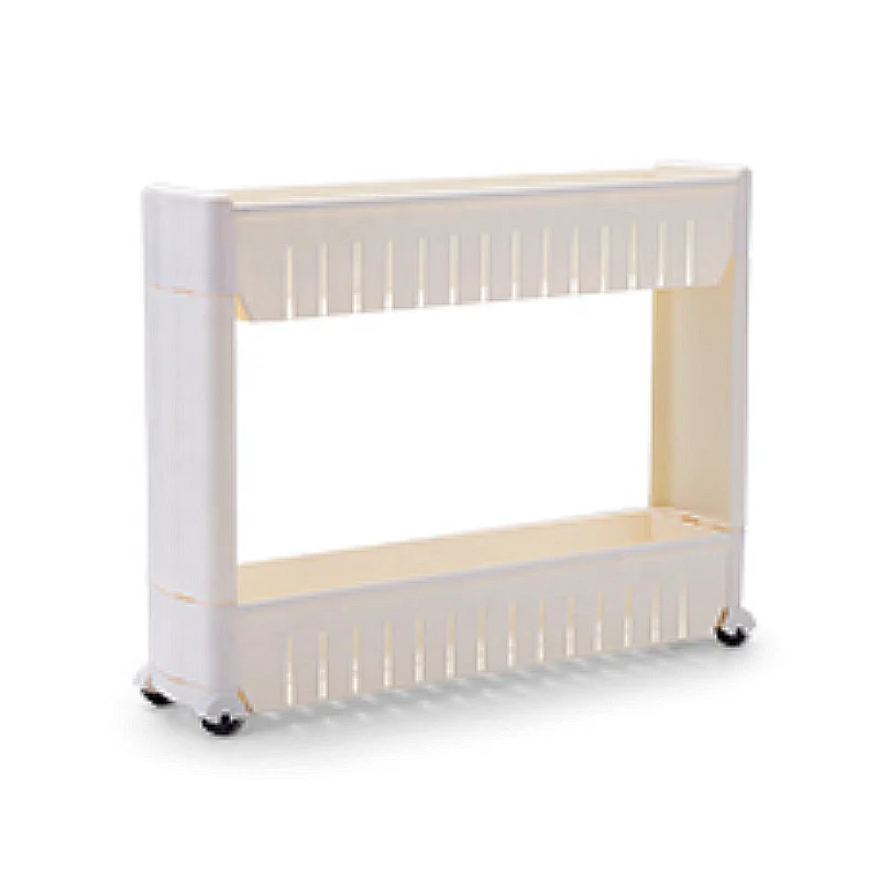 Пластиковый портативный органайзер для хранения 2 яруса полки для кухни и ванной гостиная