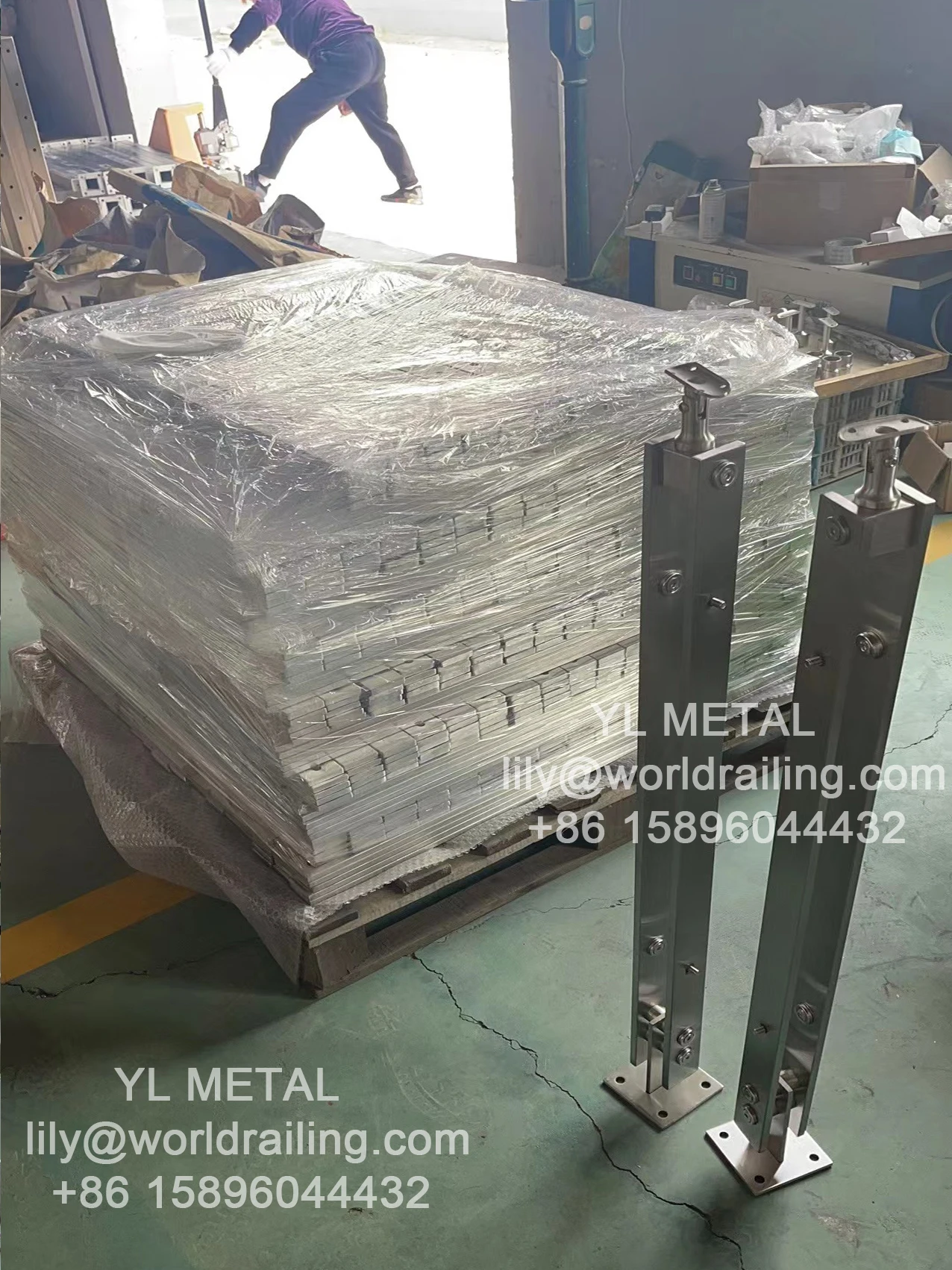 High Quality Outdoor Tensioning Steel Cable Balustrade Deck Balcony Stainless Steel Cable Railing Post