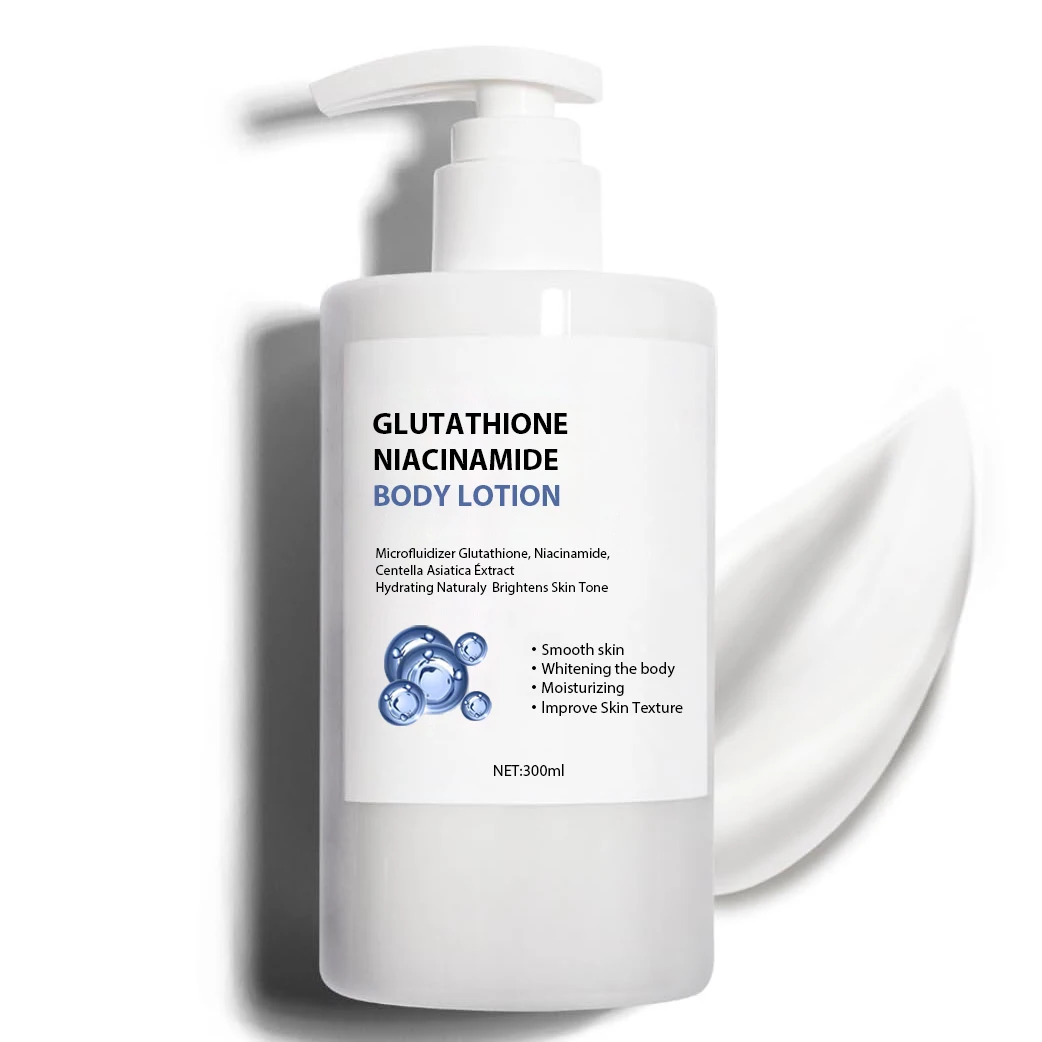 Halal Cosmetic Brightening Lightening Whitening Glutathione Niacinamide Hand and Body Lotion
