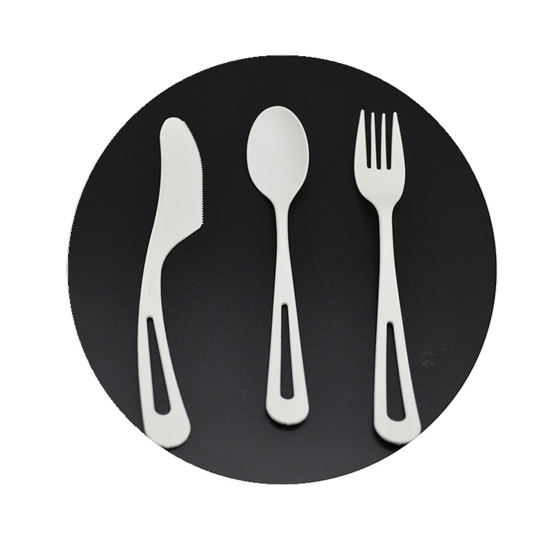 Factory price supply cutlery set Biodegradable Plastic Disposable knife set For Dessert