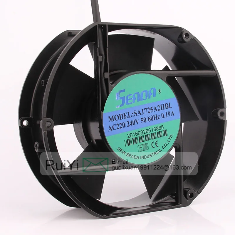 SEADA AC220v 0.19A DC EC емкостный 172X172X51MM 17CM 17251 центробежный вытяжной промышленный вентилятор охлаждения SA1725A2HBT