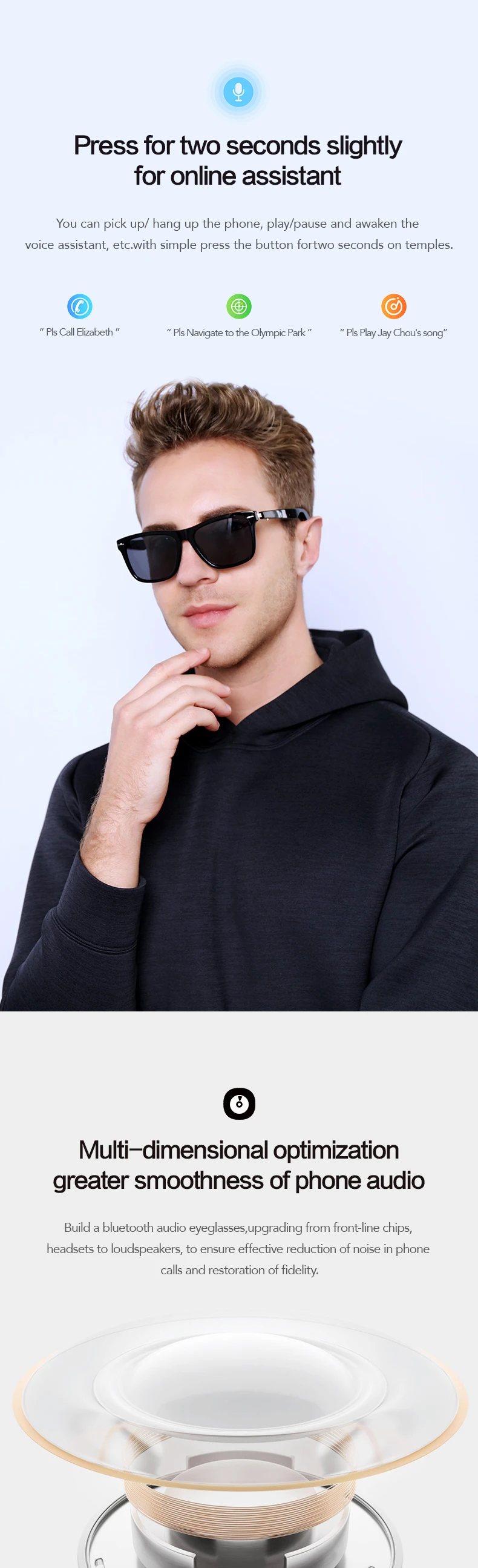 Лидер продаж 2022 многофункциональные умные очки Bluetooth подключенные к видео поляризованные солнцезащитные в реальном времени