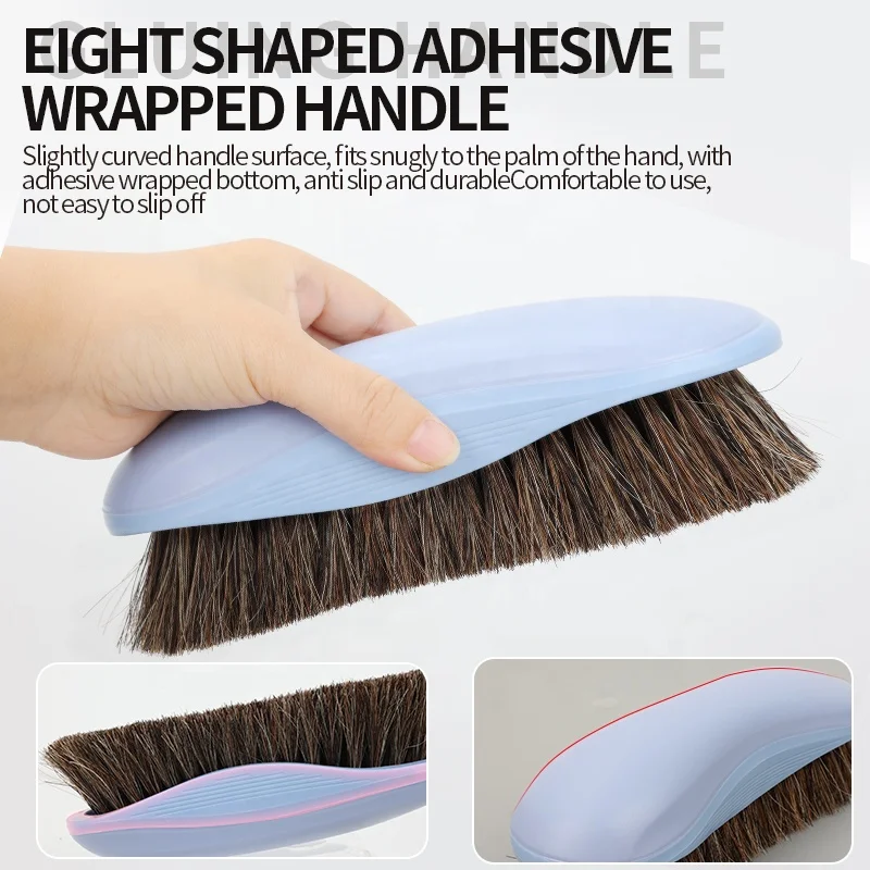 Factory Wholesale Custom Logo Horse Hair Sisal Horse Grooming Brush