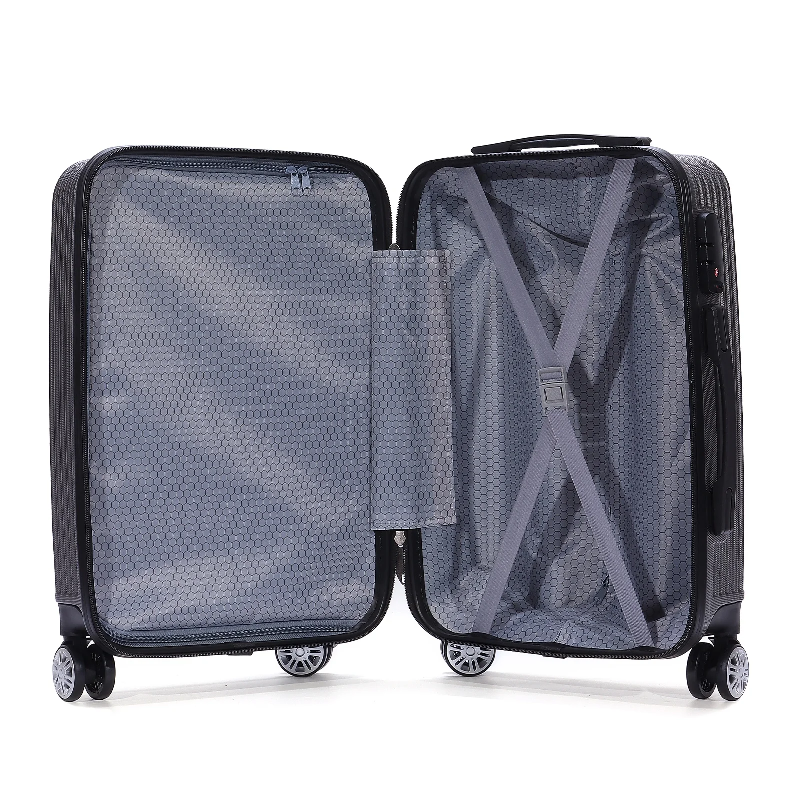 ABS 4 wheels 3pcs Valise De Voyage Trolley Luggage Travel Bags Suitcase Sets