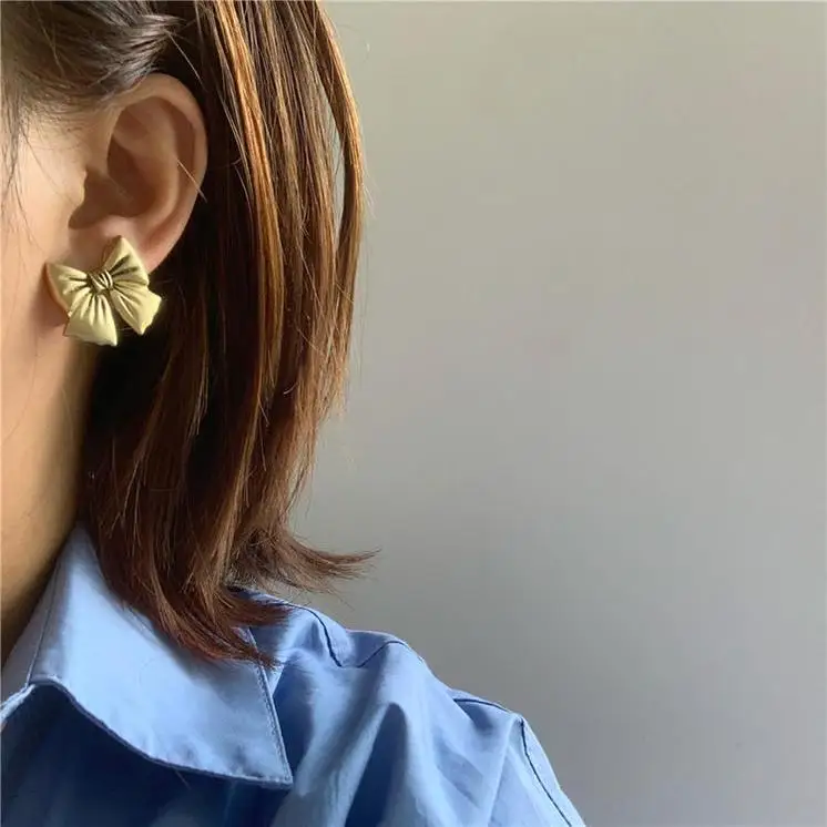 Stainless Steel Earring Zirconia Korean Card Custom Logo Accessories Wholesale Bulk Ear Tassel Statement Earring Card Hole Punch