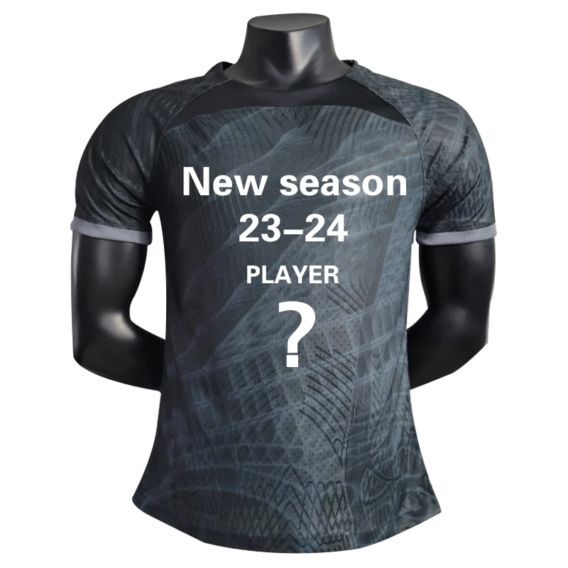 New 2023-2024 custom Jersey high quality tops Thai football jersey  Black #10 mbappe  special  playesrJersey Soccer Wear tops