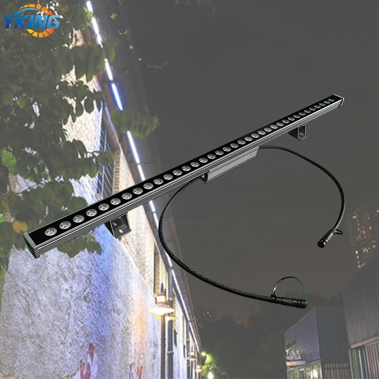 Aluminum IP65 Waterproof 36x1W DC24V RGB Ceiling Down Light Adjust Wall Washer Spot Lights