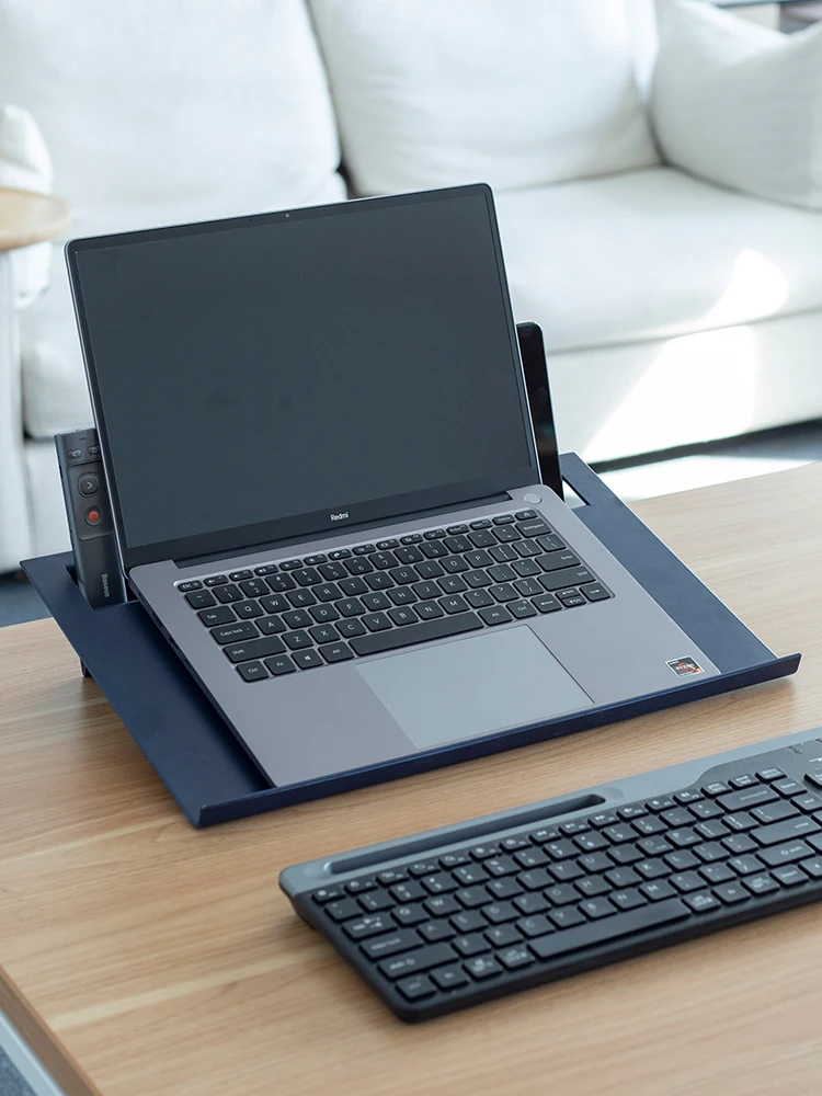 Desktop office storage bracket and office computer monitor stand  with phone holder function