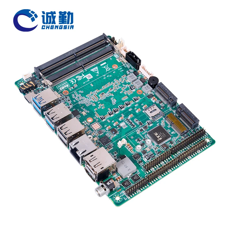 Manufacturer 12th/13th Gen 2*Lan 6COM 3.5 inch X86 Embedded Fanless Industrial Motherboard with Ultra 7 155U Ultra 9 185H cpus