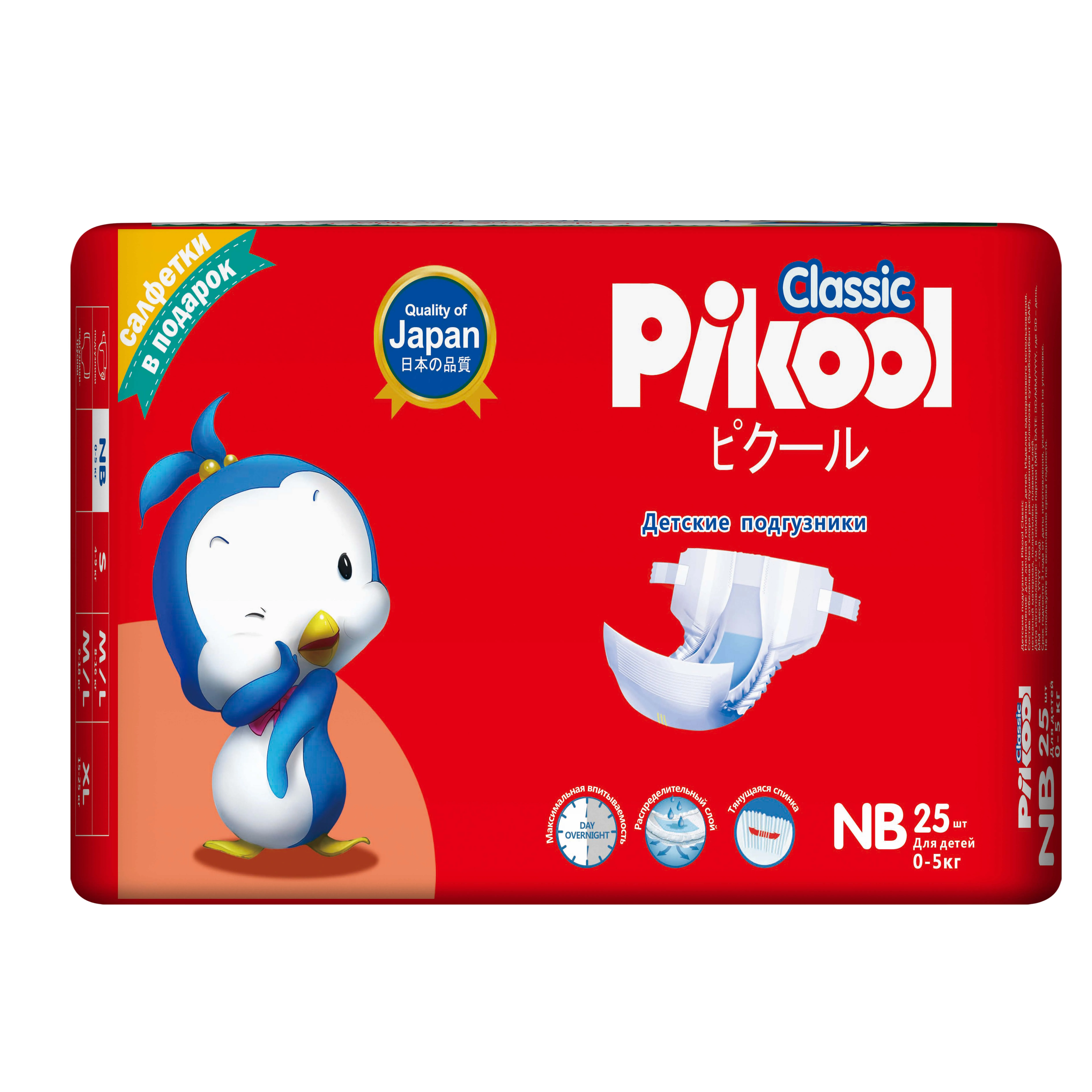 Disposable PIKOOL Baby Diaper Breathable Baby Diapers  Manufacturer in Fujian MEGASOFT