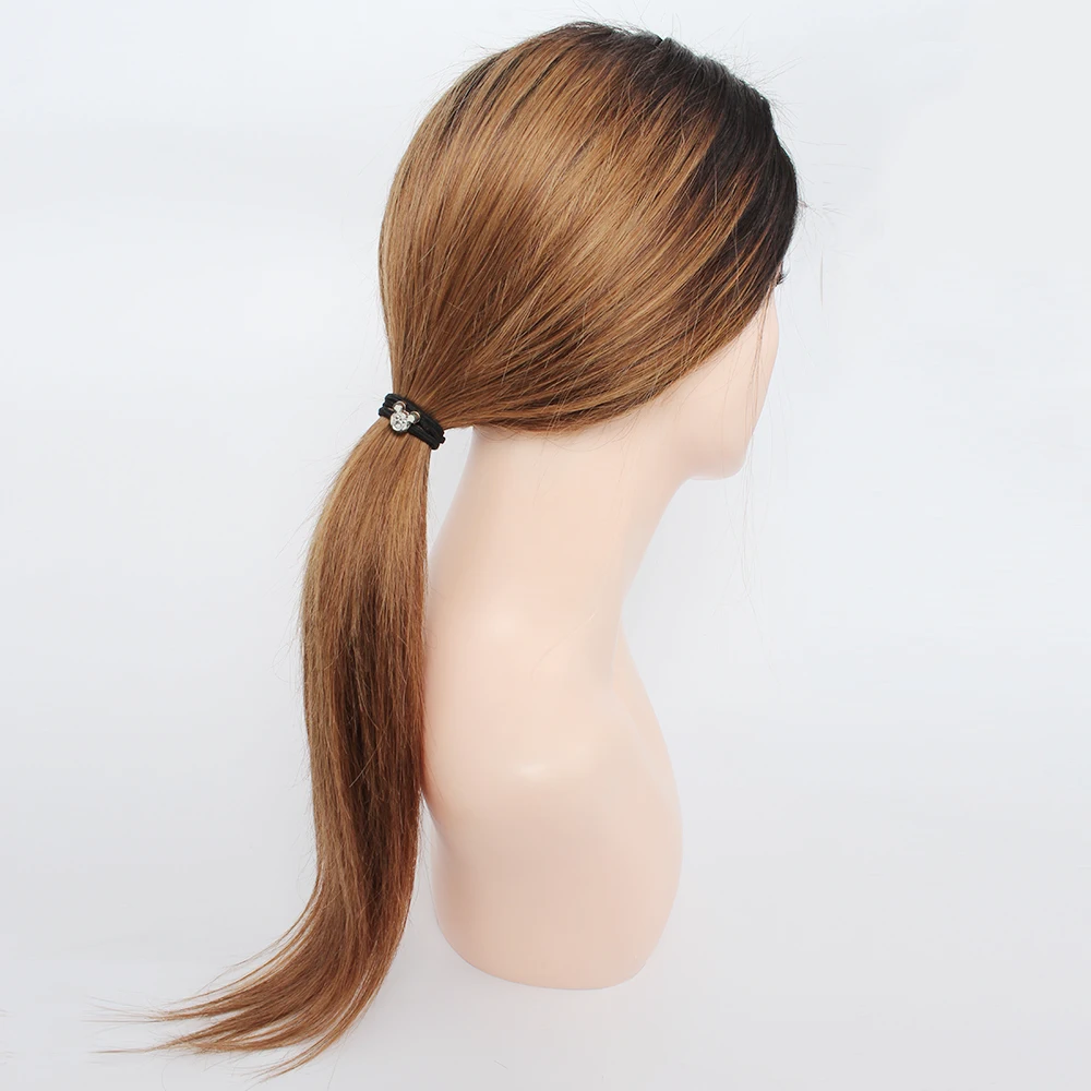 Wholesale 1B/30 Ombre Two Tone Brazilian Straight Human Hair Lace Front Wig
