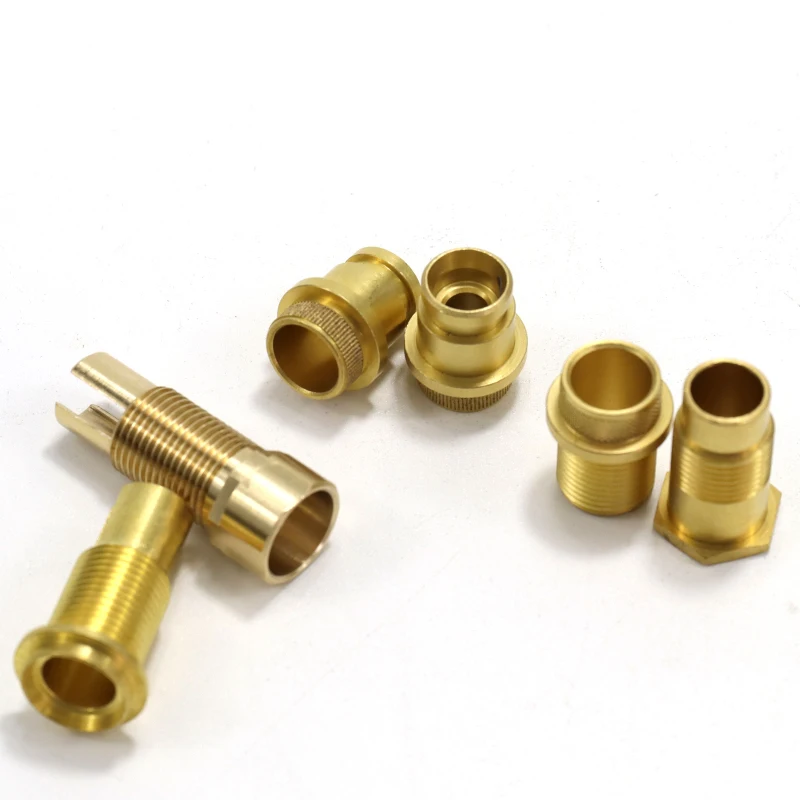 Manufacturer Golden Supplier CNC Brass turning Lathe Machining T-Shaped copper tube