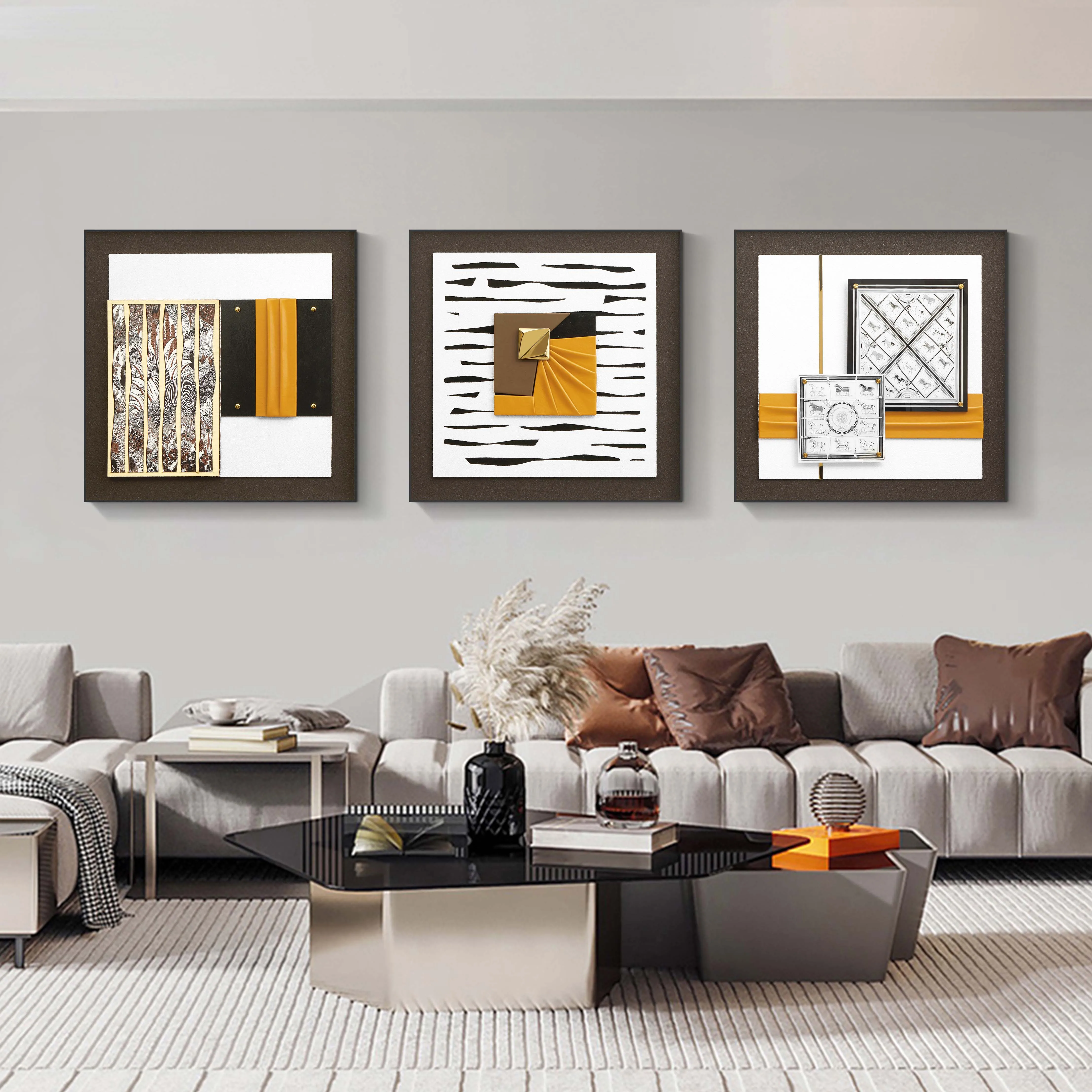 3d three-dimensional abstract painting  simple modern  abstract painting  hotel for painting wall decor