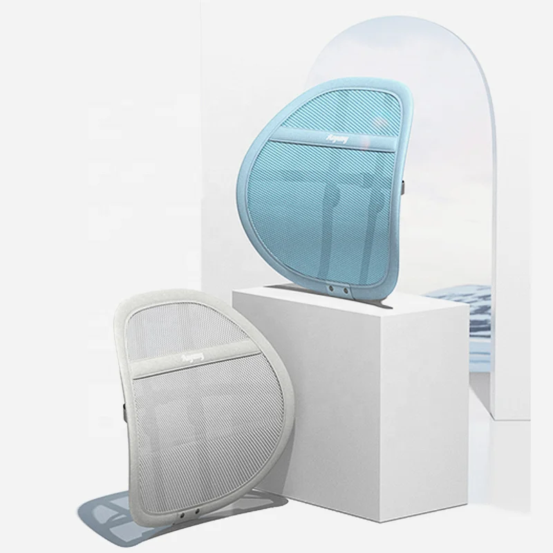 Anjuny OEM 5V Cooling Elasitic Adjustable Curvature Breathable Back Bone Support For Back Pain Relief