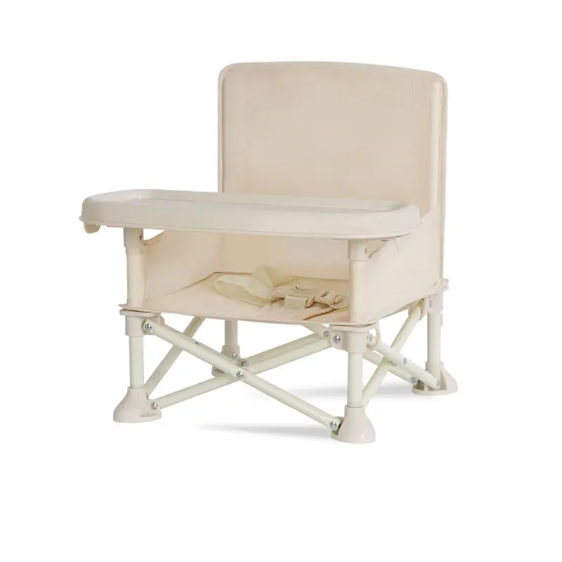 Popular Customized Foldable Outdoor Camping Beach Baby Chair Feeding and Eating Plastic Tray Baby Chairs