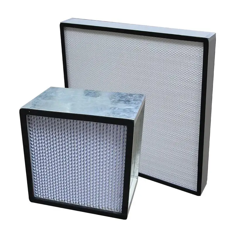 AHU 99.99% 0 3 микрон hepa h13 ULPA H14 U15 U16 U17 система ОВКВ промышленный воздушный фильтр для клинической комнаты кондиционирования воздуха
