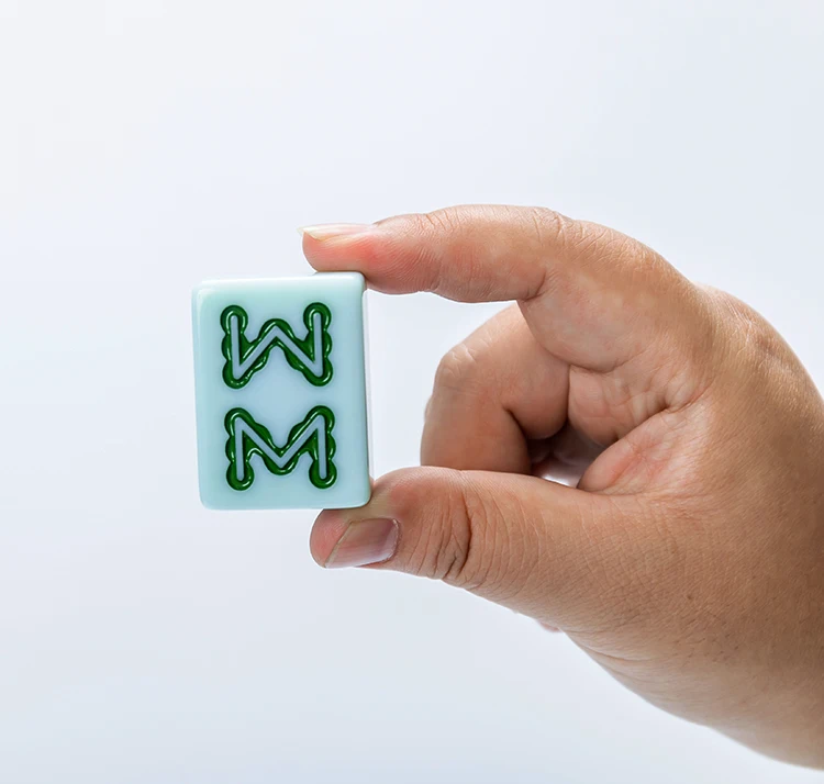 Family Superior Acrylic Mahjong Tiles Traveling Mahjong Set mahjong tiles set