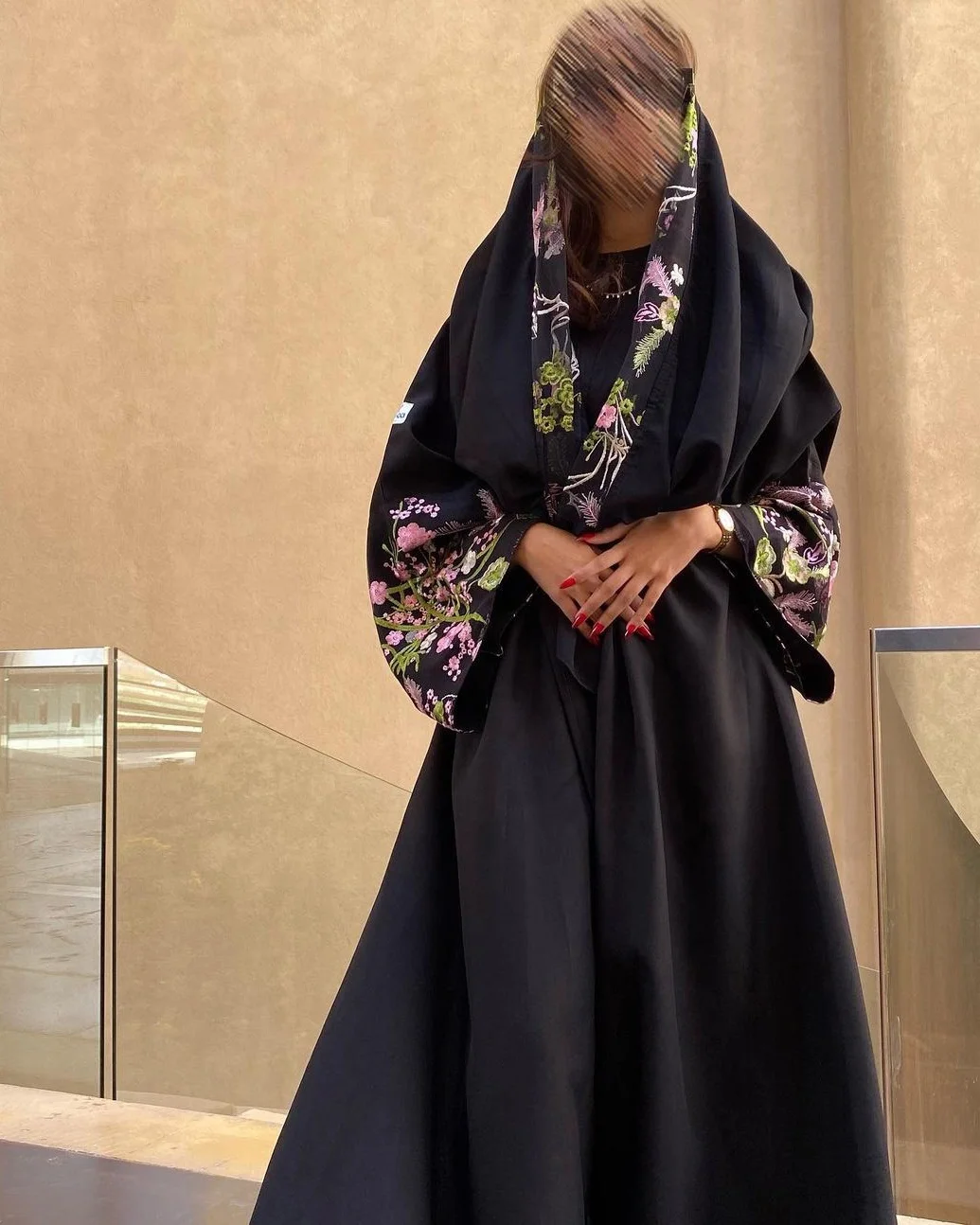 abaya dubai 2024 Islamic Dubai Muslim Arabic Abayas Design Women Embroidery Gulf Ramadan Black Abaya With Hijab
