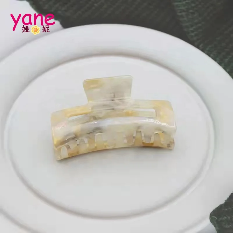 Hot colorful Acetic hair claws Grasp clips 8cm for women