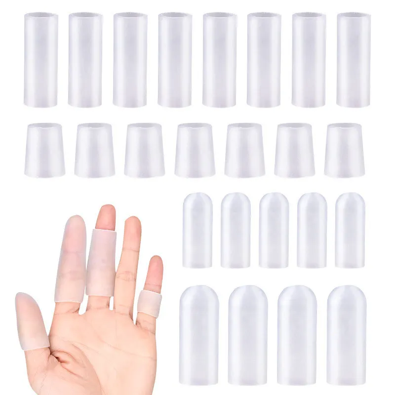 Silicone Stretched Cuttable Tube Moisturizing Protector Toe Cap Sleeves, Finger Protectors (1600194081049)