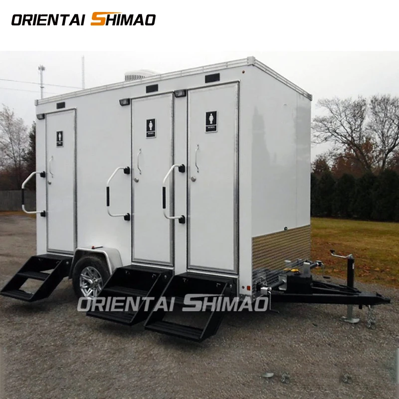 Environmental Protection Outdoor Scenic Spot Portable Toilet Integrated Public Container Mobile Shower for Camping