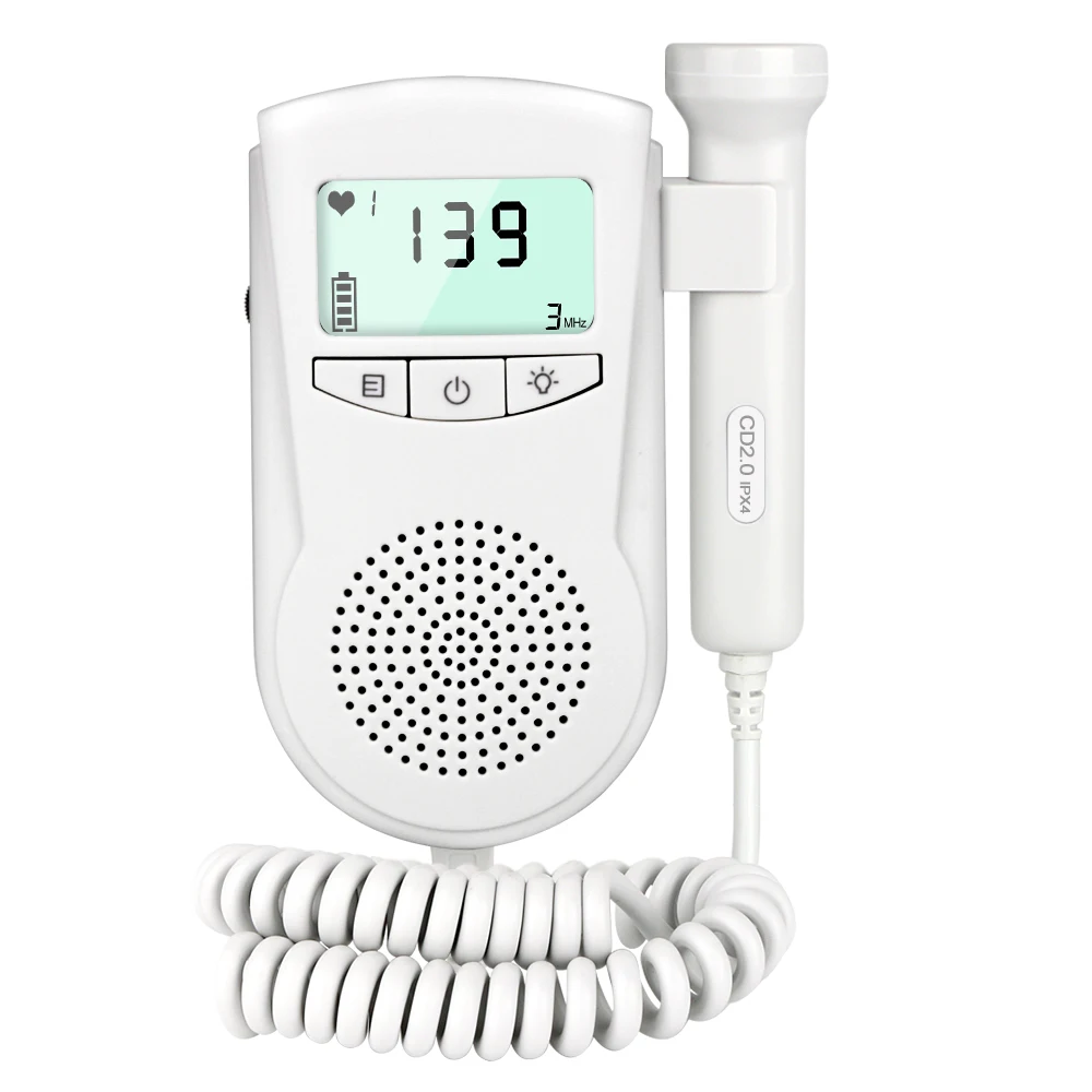 Фетальный допплер детский ультразвуковой детектор сердцебиения монитор пренатальный с наушниками