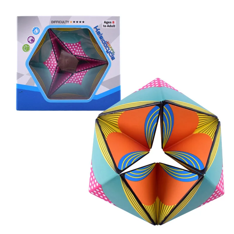 Magic Cube combo Infinity Cube Toy Transforming Geometric Puzzle 3D Fidget Stress Anxiety Relief Magic Cubes