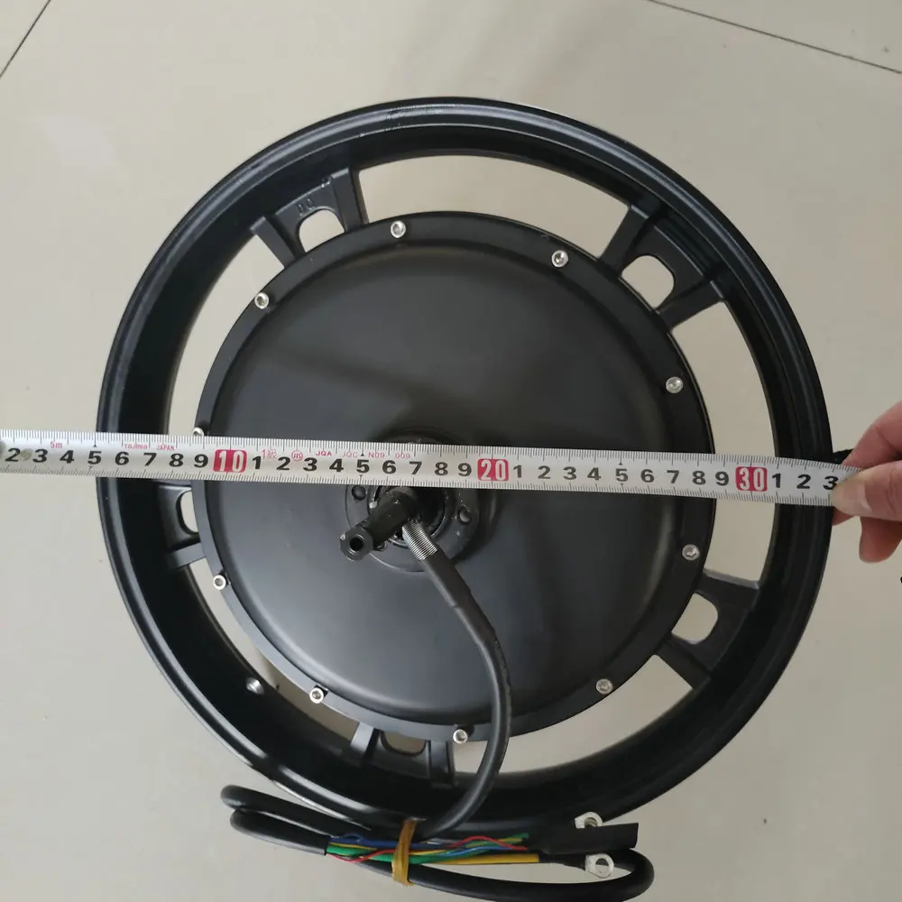 16inch HIGH SPEED MOTOR 60v-120V2000w-4000W with 2 GROUP Hallsensor 160mm Fork Opening Disc Brake ELECTRIC BIKE SCOOTER DIY PART