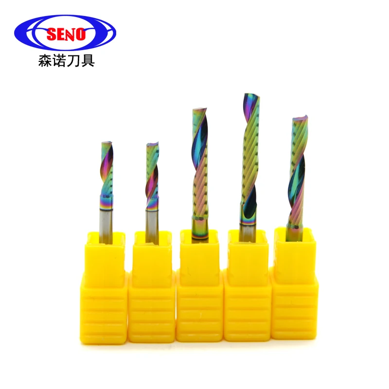 Tools DLC Series Carbide Square End Mill Diamond-Like Coating End Mill for Aluminum single edge end mill