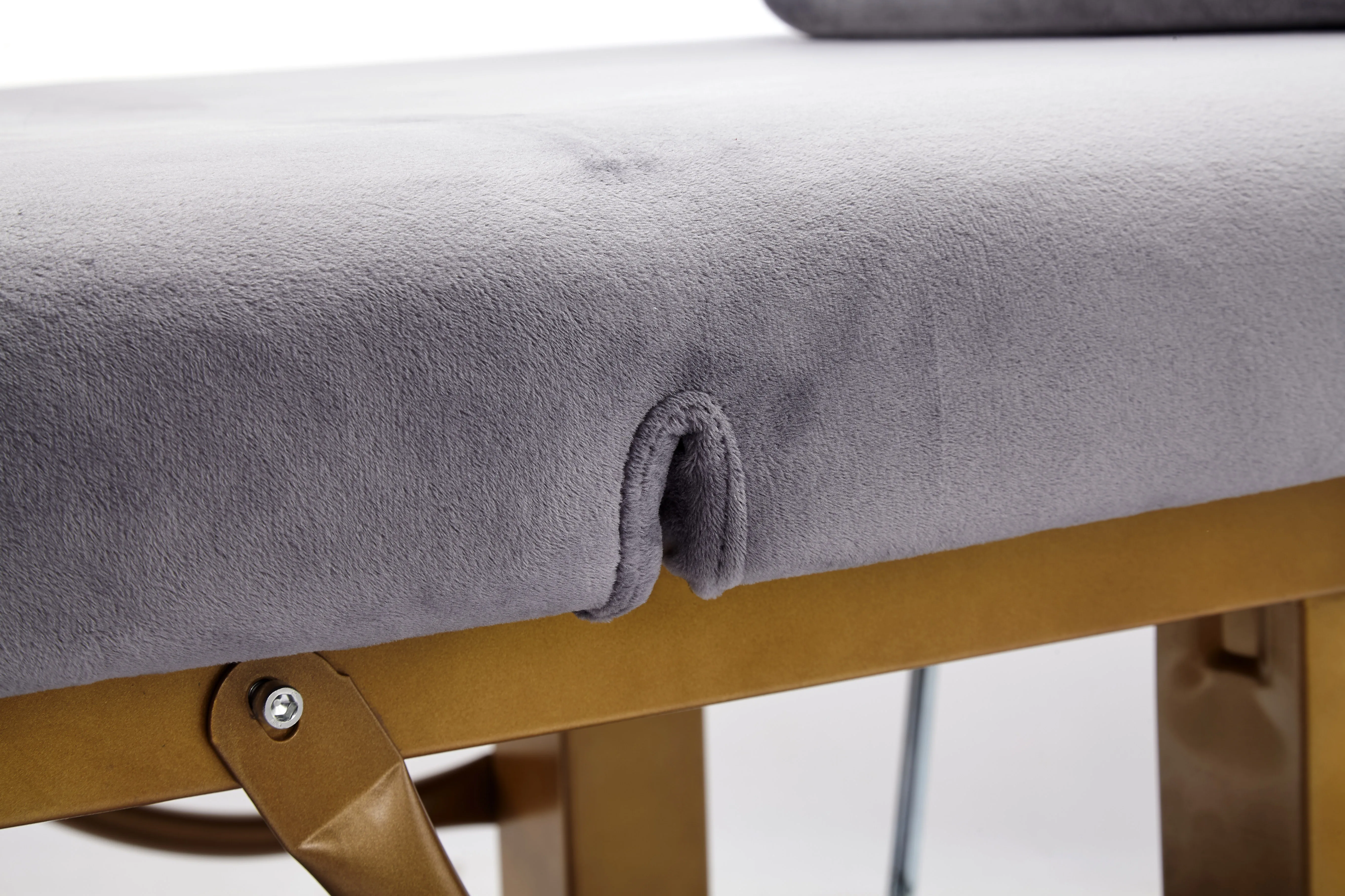 Grey Flannel Beauty Salon Bed Physiotherapy Bed Massage Furniture