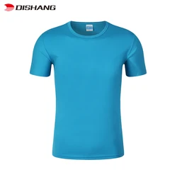 Hot Sale Workout quick dry Gym wear mens clothing custom logo Polyester  t shirt for men