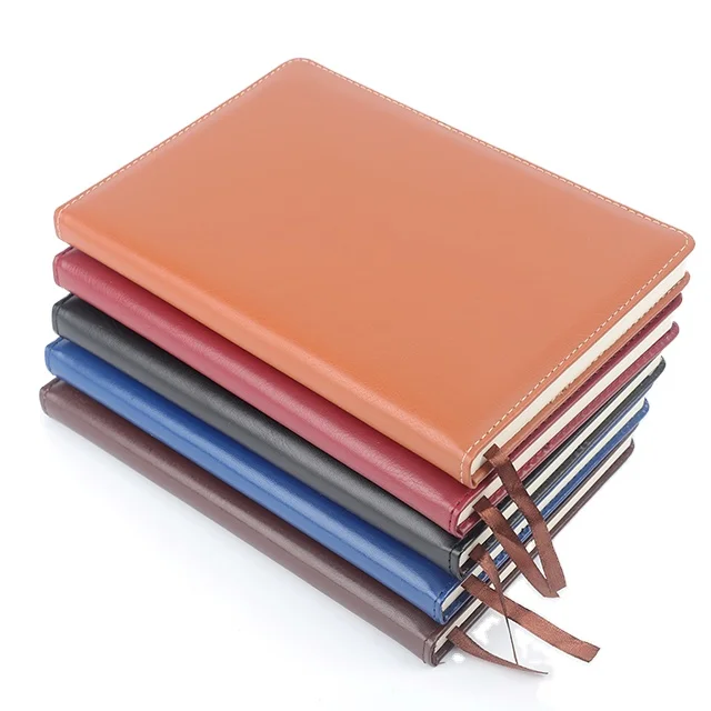 Newest selling business office gift notepad custom logo meeting record notebook