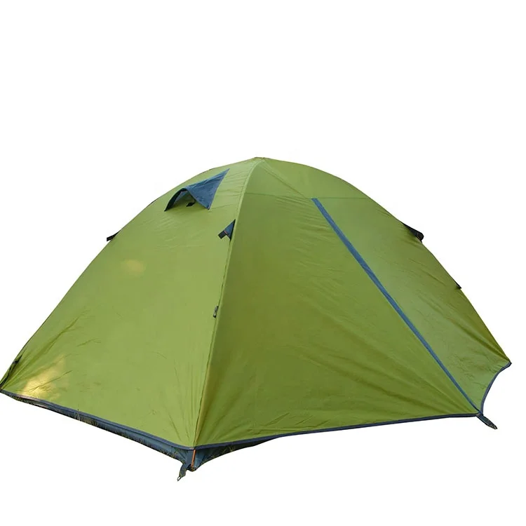 2 Person Double Layer Lightweight Backpacking Tent Waterproof Camping Tent Awning Family Tent Aluminum rods for Outdoor Camping