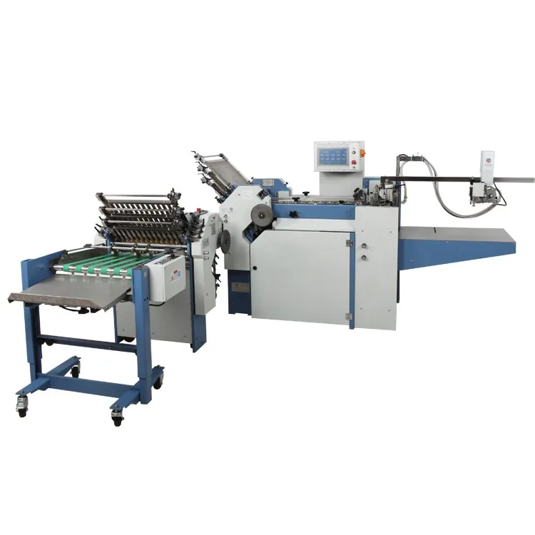 
009 480TS-6K+6K Economic Automatic Paper folding Machine Manufacturer Make Booklet Automatic Fold Paper Folding Machine 