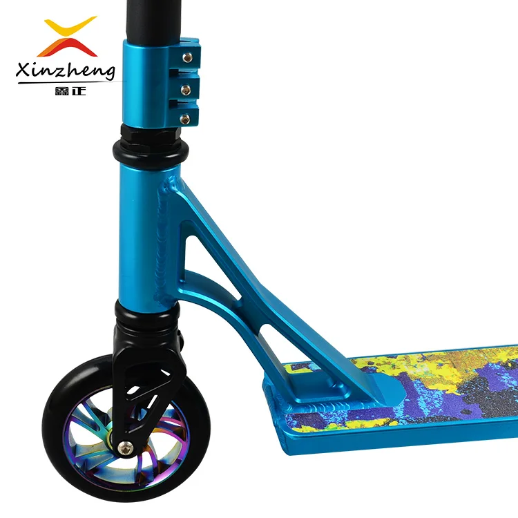 Pro Scooter Manufacturer Kids Beginner Stunt Kick Scooter Aluminum With 110mm High Rebound Pu Wheels