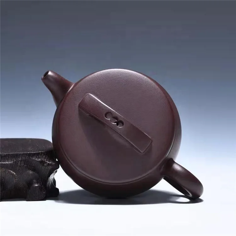 Yixing handmade purple clay teapot purple clay clay teapot 180cc gift tea set