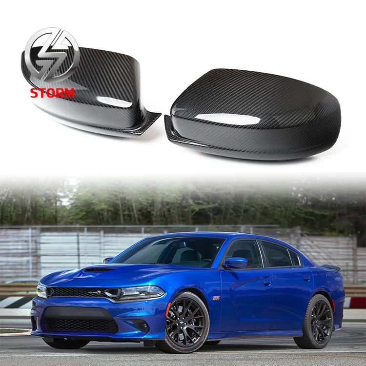 Wholesale Exterior Accessories For Dodge Charger 2015-2021 Carbon Fiber Mirror Cover