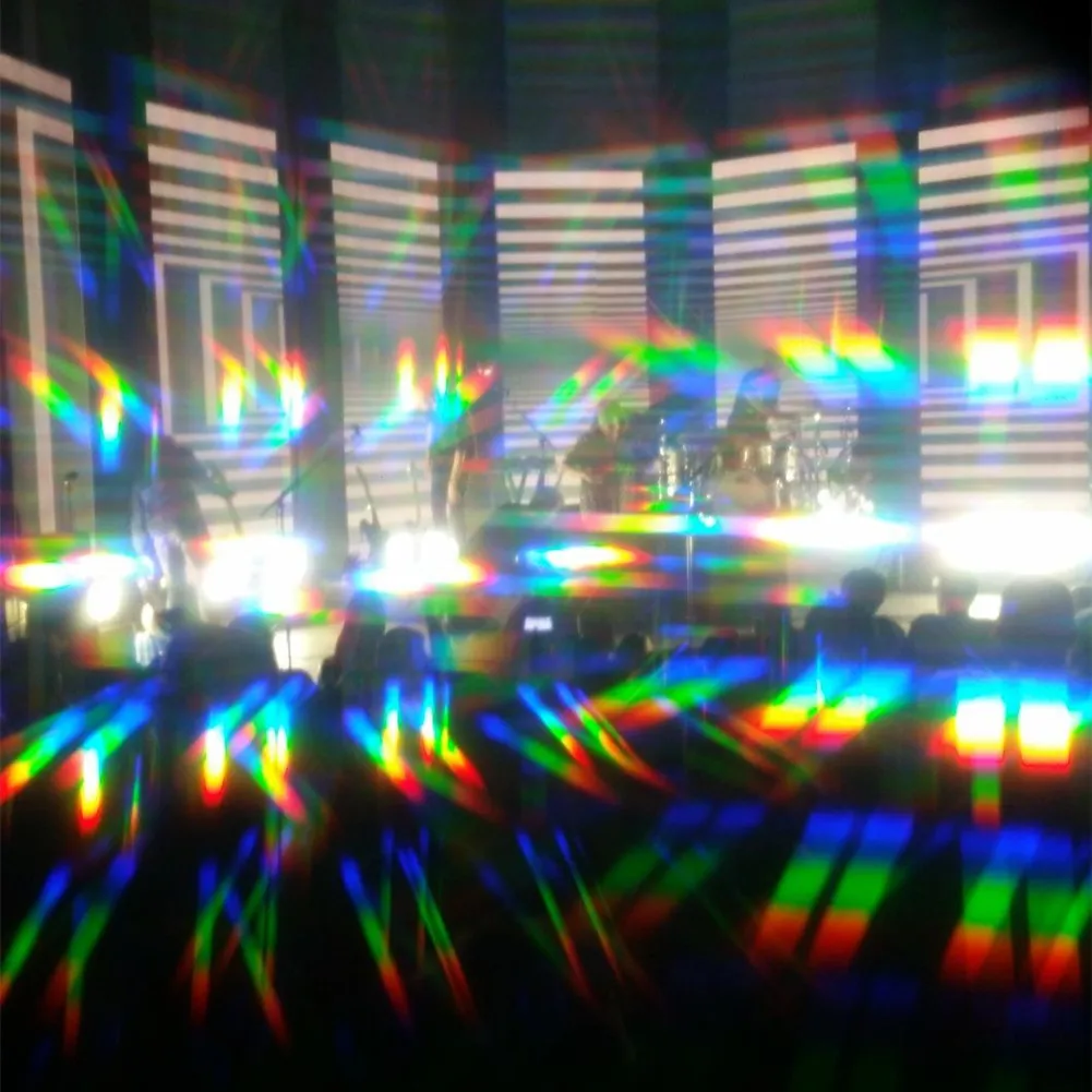 `13500 Lines Clear Lenses Laser Fireworks Rainbow Diffraction Grating Sheets