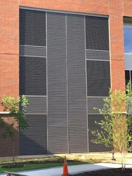 aluminium vertical louvre aluminum weather resistant vertical louvers
