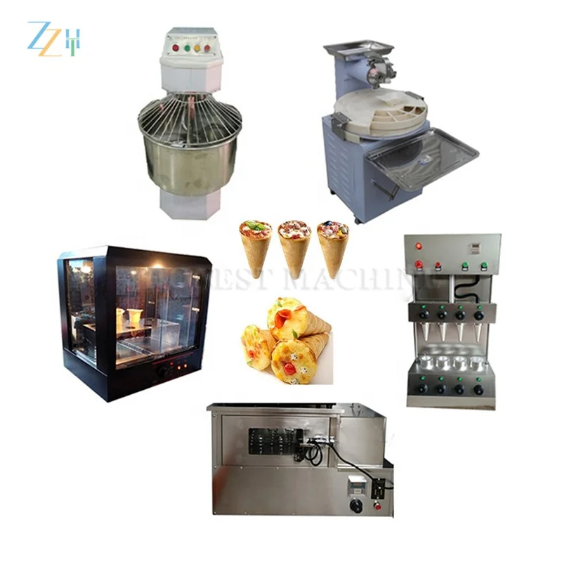 Automatic Pizza Cone Maker / Pizza Cone Making Machine With High Quality