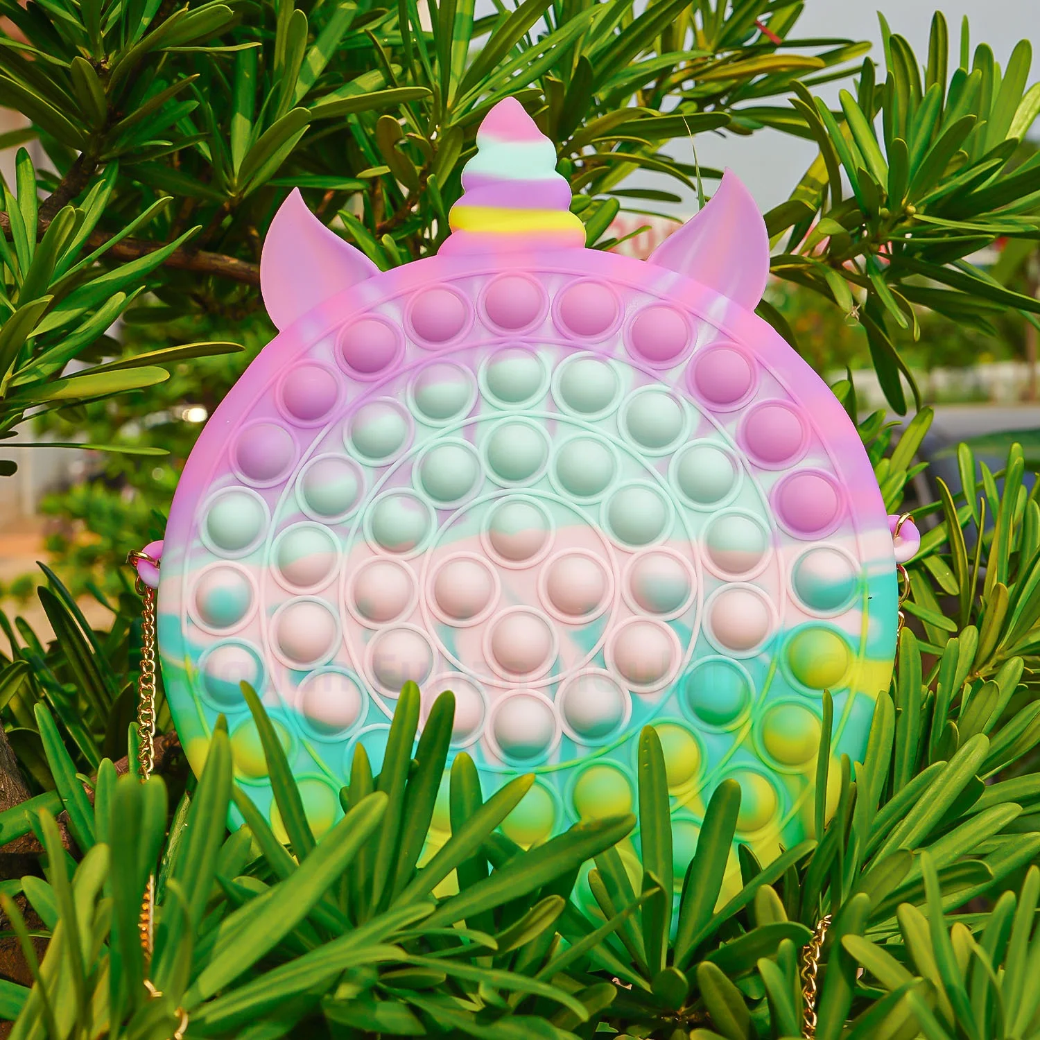 C1 High-quality New Unicorn Pop purse Large-capacity Pop Fidget Toy Popiting Bags Fidgets For Girls